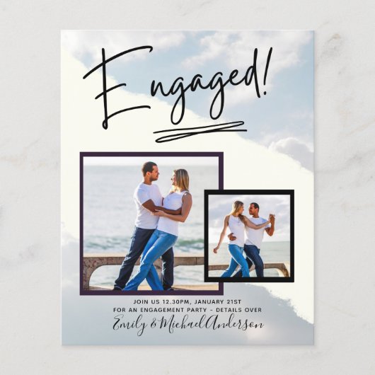 BUDGET FOTOVERLOVING UITNODIGING AANKONDIGING SCRI (Voorkant)