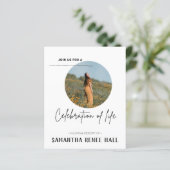 Budget Fotoviering van de Uitnodiging van het Leve (Staand voorkant)