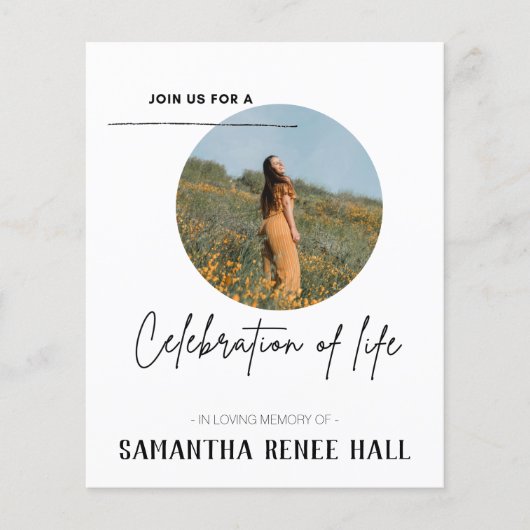 Budget Fotoviering van de Uitnodiging van het Leve (Voorkant)