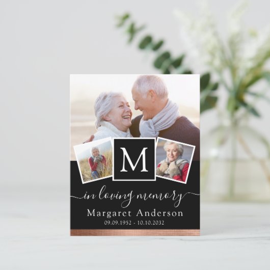 BUDGET Fotoviering van het leven - uitnodiging (Staand voorkant)