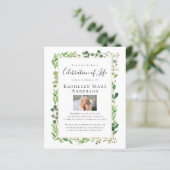 BUDGET Fotoviering van het leven - uitnodiging (Staand voorkant)