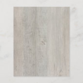 Budget Fox Cub Rustic Woodland Baby shower (Achterkant)