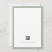 Budget Frame Save The Date Aankondiging Fotokaart (Achterkant)