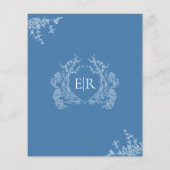 BUDGET Frans Blauw Bloemkam Monogram Huwelijk (Achterkant)