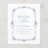 Budget  Frans Dusty Blue Vrijgezellenfeest (Voorkant)