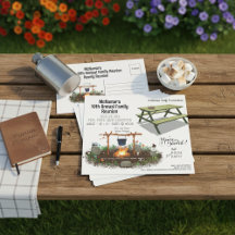 Budget Friendly Family Reunion Invitation Flyer