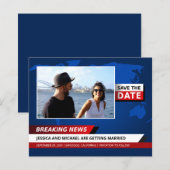 Budget Fun Breaking News TV Foto sparen Datum (Voorkant / Achterkant)