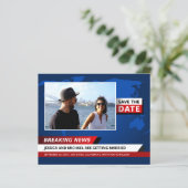 Budget Fun Breaking News TV Foto sparen Datum (Staand voorkant)