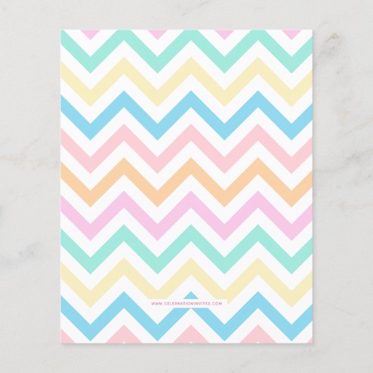 Budget Fun Ice crème, Birthday-uitnodiging (Achterkant)