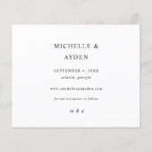 Budget Fun Mod Instant Photo Save the Date Flyer (Achterkant)