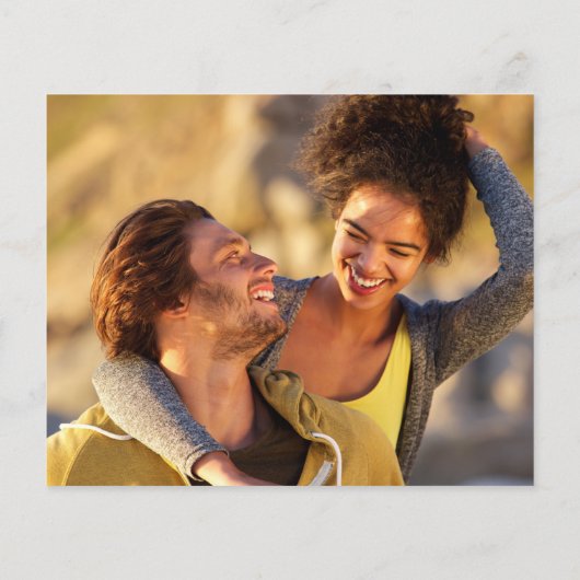 Budget Fun Photo Wedding Save the Date (Achterkant)