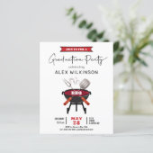 BUDGET Fun Rood Script Foto AFSTUDEERDER BBQ Uitno (Staand voorkant)