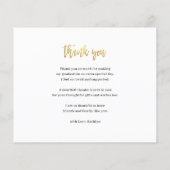 BUDGET Fun Script Modern Photo Afstudeerder - Hart Flyer (Achterkant)