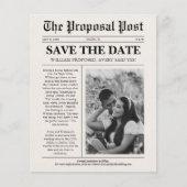 Budget Fun Trouwkrant Save The Date Flyer (Voorkant)