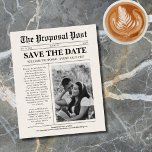 Budget Fun Trouwkrant Save The Date Flyer<br><div class="desc">Kondig uw grote dag met flair en zuinigheid aan met onze Budget Fun Wedding Newspaper Save The Date Flyer! Deze portemonnee-vriendelijke optie combineert creativiteit met kosteneffectiviteit, met speelse koppen en opvallende graphics die doen denken aan kranten. Met ruimte voor uw essentiële details, is het een unieke en voordelige manier om...</div>