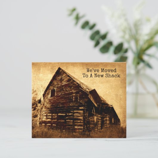 Budget Funding Old Shack Moving New Address Countr (Staand voorkant)