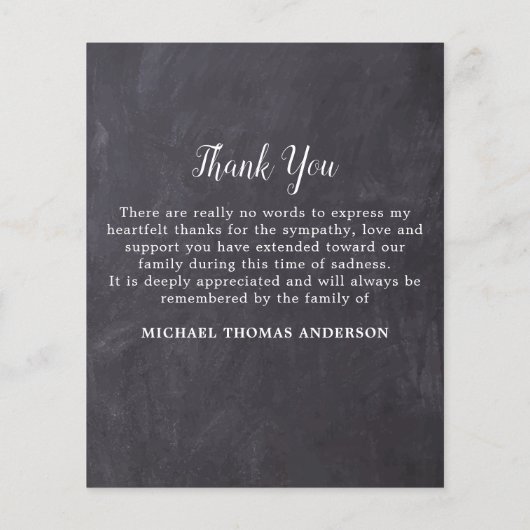 Budget Funeral 3 Fotosympathie Hartelijk dank (Achterkant)