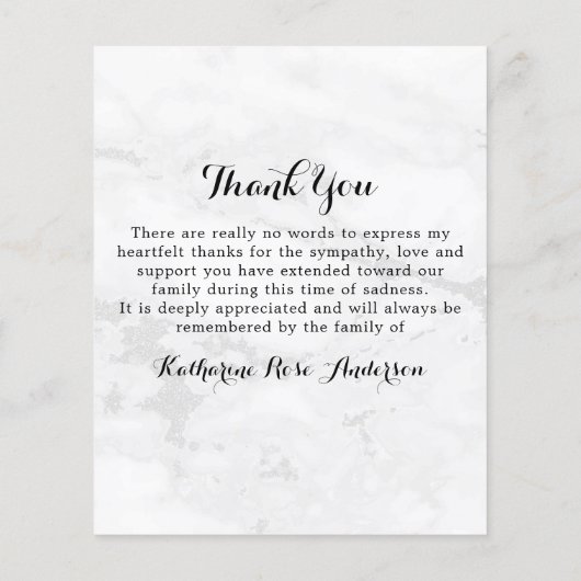 Budget Funeral 4 Foto Collage Sympathie Hartelijk  (Achterkant)