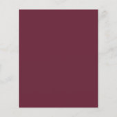 Budget Funeral Burgundy Pink Floral (Achterkant)