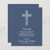 Budget Funeral Celebration of Life Blue Dank u (Voorkant / Achterkant)