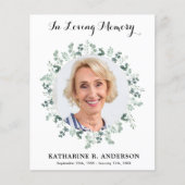 Budget Funeral Eucalyptus Sympathie Hartelijk dank (Voorkant)