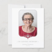 Budget Funeral Gray Ornamental Lace Foto (Voorkant)