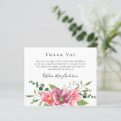 BUDGET Funeral Hartelijk dank | Bloemen (Staand voorkant)