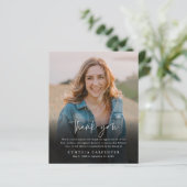 Budget Funeral Memorial Foto: Dank u kaart (Staand voorkant)