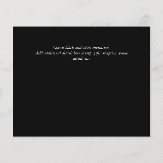 BUDGET Funeral Memorial INVITE Celebration of Life (Achterkant)