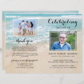 Budget Funeral Ocean Memorial Programme (Voorkant / Achterkant)