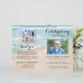 Budget Funeral Ocean Memorial Programme (Staand voorkant)