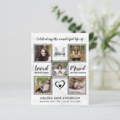 Budget Funeral Photo Memorial Celebration of Life (Staand voorkant)