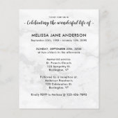 Budget Funeral Photo Memorial Celebration of Life (Achterkant)