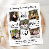 Budget Funeral Photo Memorial Celebration of Life