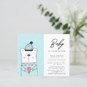 Budget Funny Beer | Koude buitenste Baby shower br (Staand voorkant)