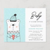 Budget Funny Beer | Koude buitenste Baby shower br (Voorkant)