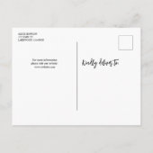 Budget Funny Free Cake Open Bar sparen de datum Aankondigingskaart (Achterkant)