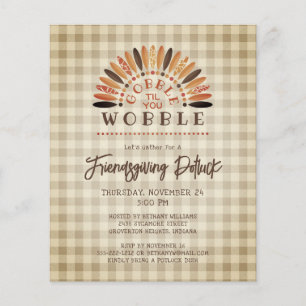 Budget Funny Friendsgiving Potluck Turkey nodigt u