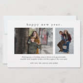 Budget Funny Naughty 3 Foto Kerstmis Kaart (Achterkant)