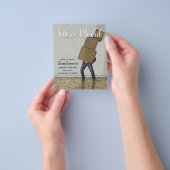 Budget Funny We hebben onze aankondiging verplaats Flyer (Hand)