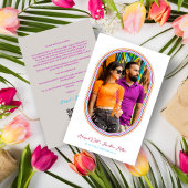 BUDGET Funny Wedding Modern Oval Minimalist Foto