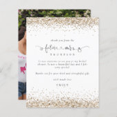 Budget Future Mrs. Foto Gold Glitter Hartelijk dan (Voorkant / Achterkant)