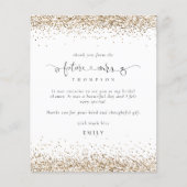 Budget Future Mrs. Foto Gold Glitter Hartelijk dan (Voorkant)