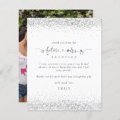 Budget Future Mrs. Foto Silver Glitter Hartelijk d (Voorkant / Achterkant)