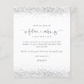 Budget Future Mrs. Foto Silver Glitter Hartelijk d (Voorkant)