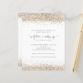 Budget Future Mrs Gold Glitter Vrijgezellenfeest