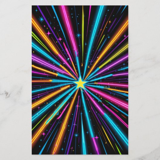 Budget Gaming Fun Neon Glow Arcade Verjaardag Uitn (Achterkant)