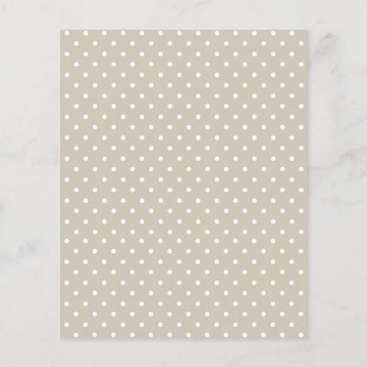 BUDGET Gans Genderneutraal Baby shower Uitnodiging (Achterkant)