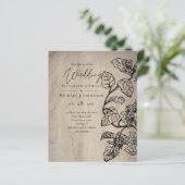 BUDGET  Garden Leafy Classic Wedding Investie (Staand voorkant)