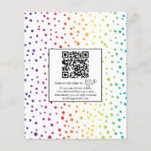 BUDGET Gay lesbian rainbow bruiloft (Achterkant)